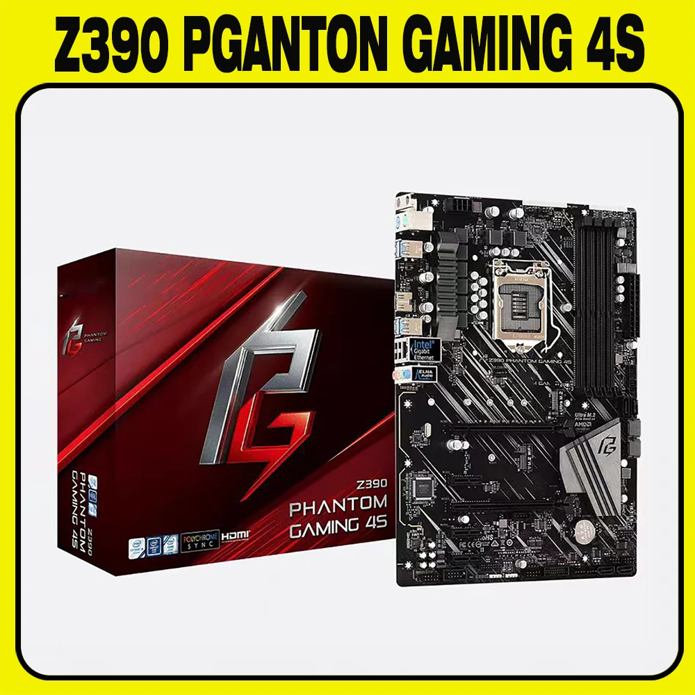 Z390 Phantom Gaming 4S motherboard 1151 supports ki58600i7870