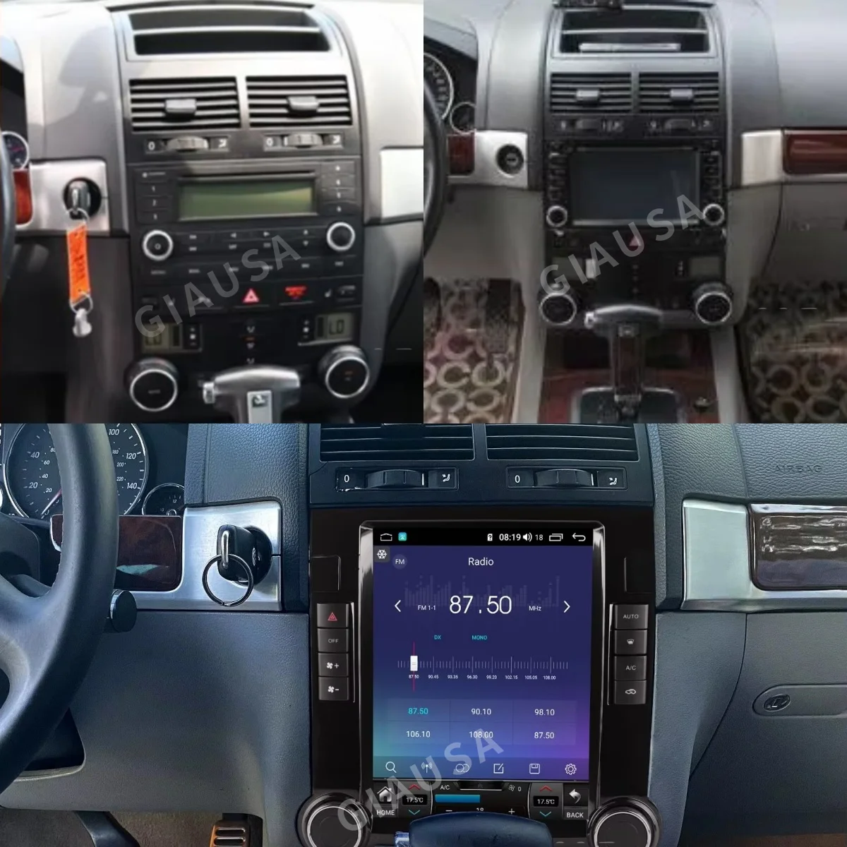 

Android13 For Volkswagen VW Touareg 2002-2015 Car Radio Automotive Multimedia Carplay Auto Bluetooth GPS Navigation