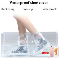 Shoe Waterproof Cover 1 Pair of Outdoor Rubber Rain Boot Covers Silicone Waterproof Shoe Covers Rainy Day Shoe Covers Shoes Gear