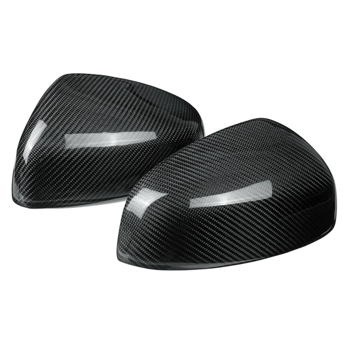 

1 Pair Rearview Mirror Cover Carbon Fiber Side Mirror Caps for Nissan