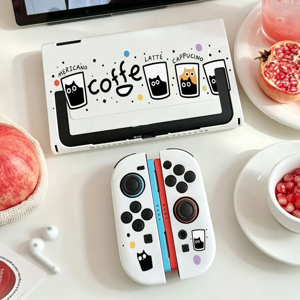 Anti-Falling Hard Acrylic Protective Case Detachable Joy-Con Split-type Housing Dockable Base for Nintendo Switch 2 NS2 Console