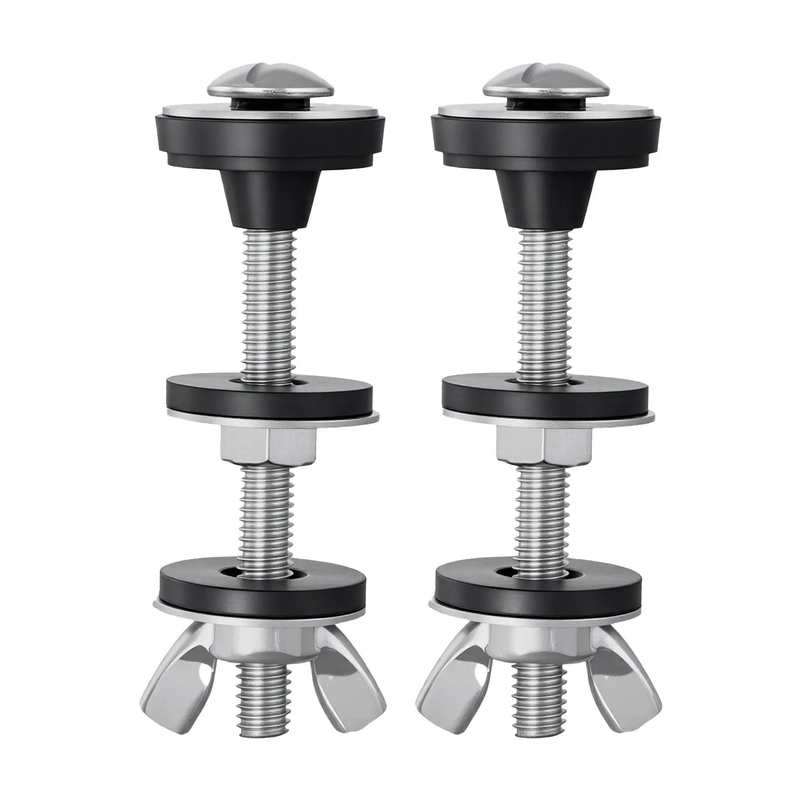 

Универсальный комплект болтов для крепления унитаза к бачку, 2 шт., металлические усиленные болты для унитаза, винты для унитаза из нержавеющей стали