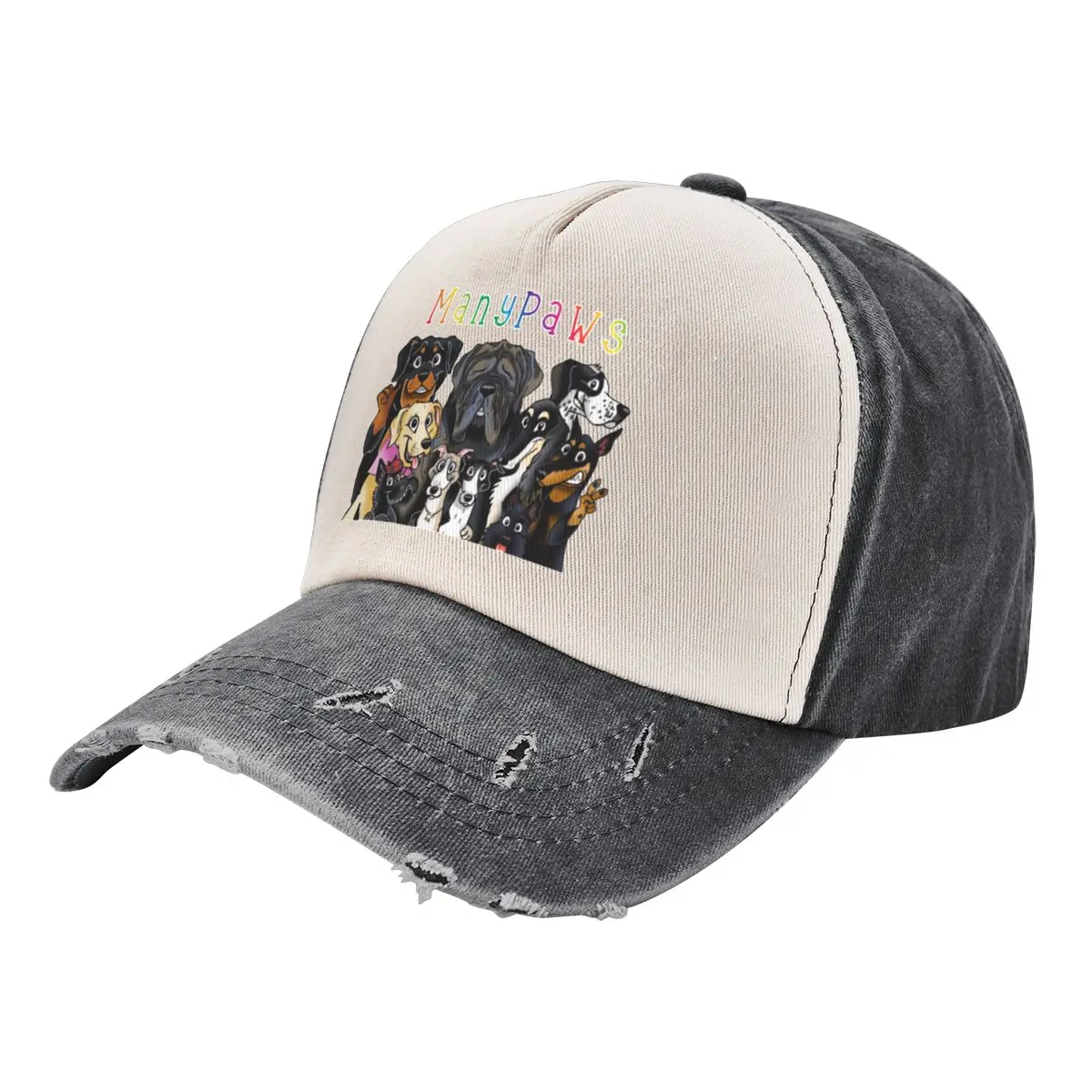 

ManyPaws Rainbow #3 Baseball Cap Cosplay Snap Back Hat Women's Golf Clothing Men's