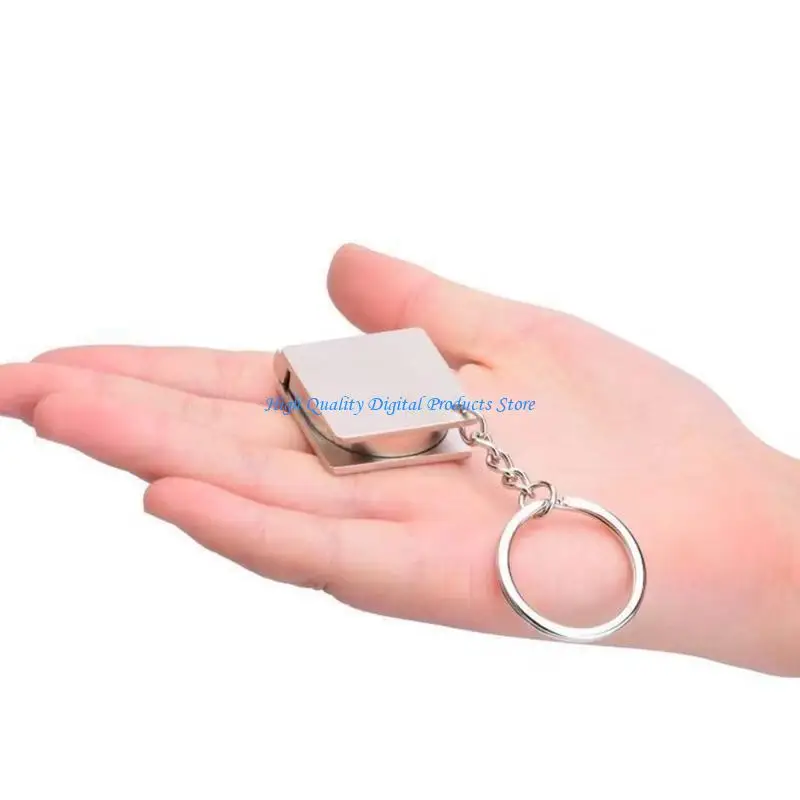 U2JE multifuncional 130cm llavero retráctil regla cinta métrica materiales metálicos