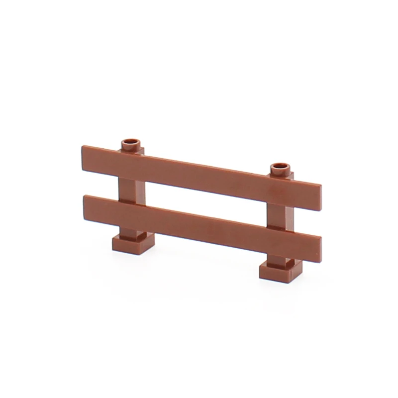 40PCS MOC Parts 6079 Fence 1x8x2 2/3 Rail Handrail Bar Building Blocks Bricks Creative Compatible with City Street View