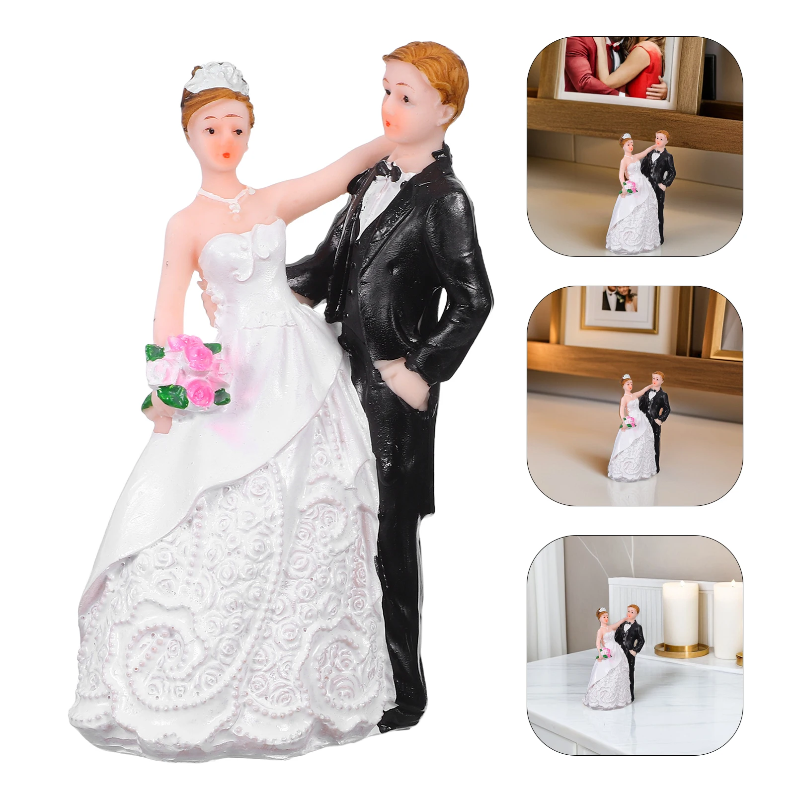 

Decor Wedding Cake Decoration Bride and Couples Ornaments Bridal Shower Centerpieces Lovers