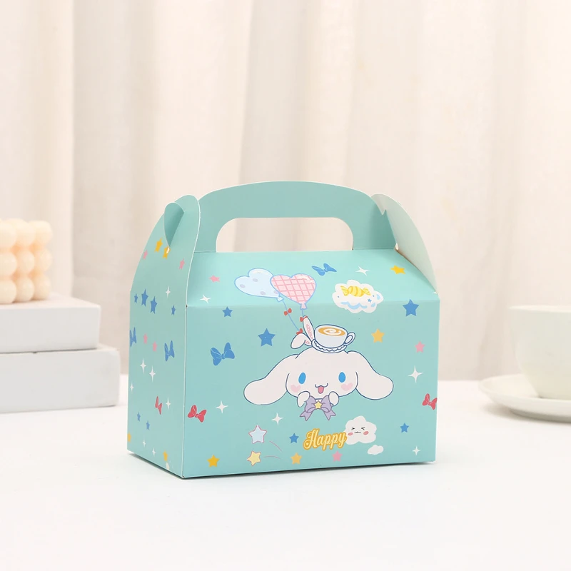 sanrio kuromi cake box tote bag melody cartoon baking box dessert packaging box gift wholesale anime birthday gift christmas