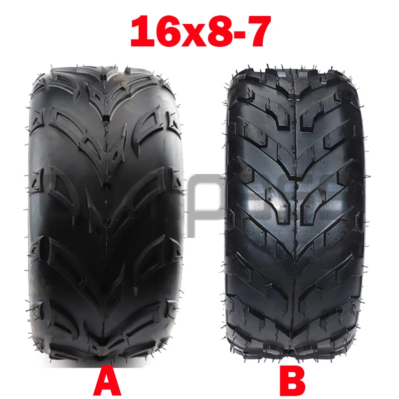 High Quality Four Wheel Motorcycle Atv Small Ox Atv 16x8-7 Tyre 7 Vacuum Tire Go Kart Knobby Tubeless Tire