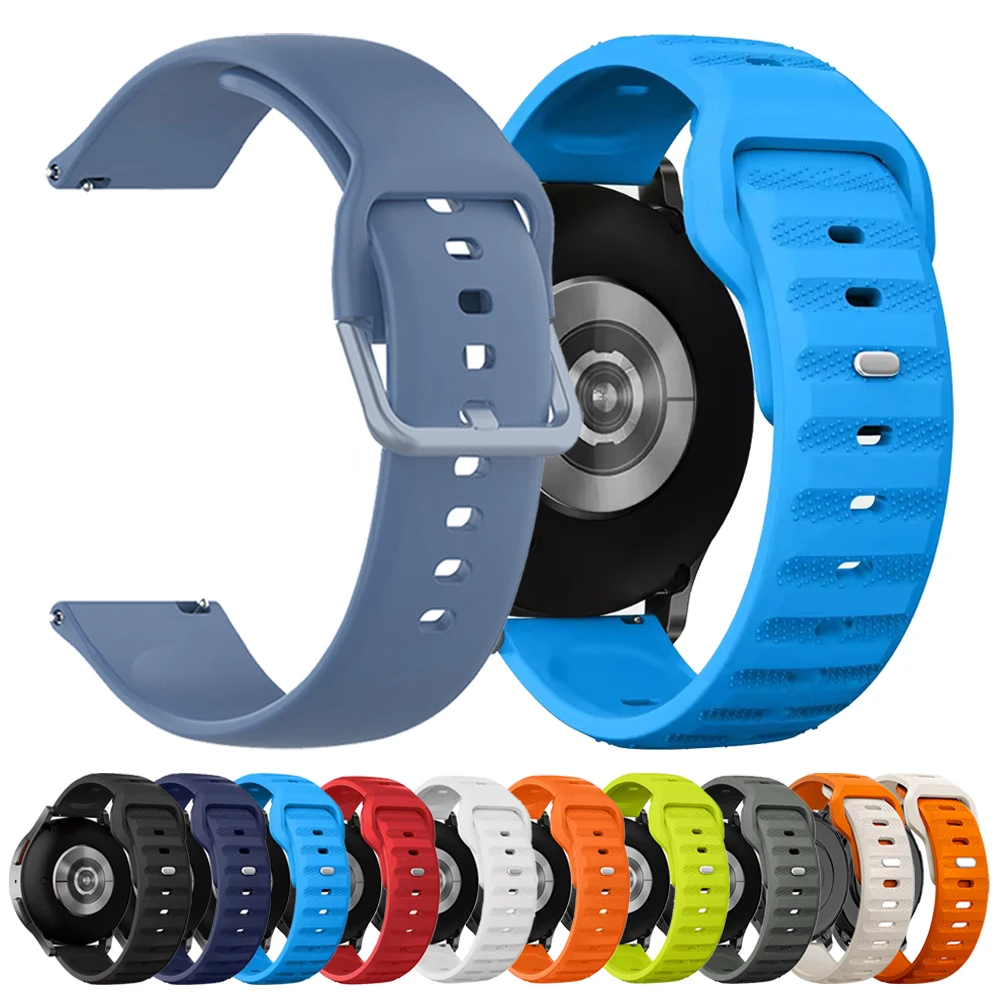 20/22mm Sport-Silikonarmband für Garmin Forerunner 165 245 255 265 645 570 Armband für Garmin D2 Air X15/Venu 4 3 Sq 2/S50 Gurt