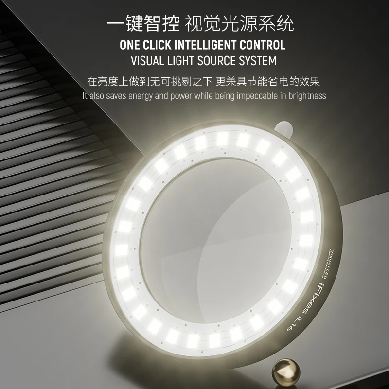 iFixes iL16 27 LED Beads Ring Lamp Stereo Microscope Dust-proof Mirror LED Lamp Source for Microscope PCB Soldering Repair