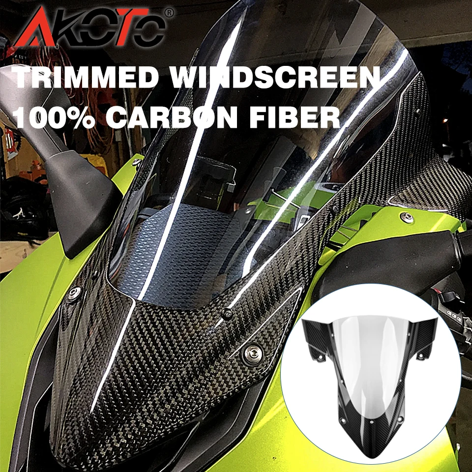 

FULLSIX CARBON FIBER TRIMMED WINDSCREEN WINDSHIELD FOR BMW S1000RR M1000RR K67 S1000 RR S M 1000RR 2020 2021 2022 Accessories