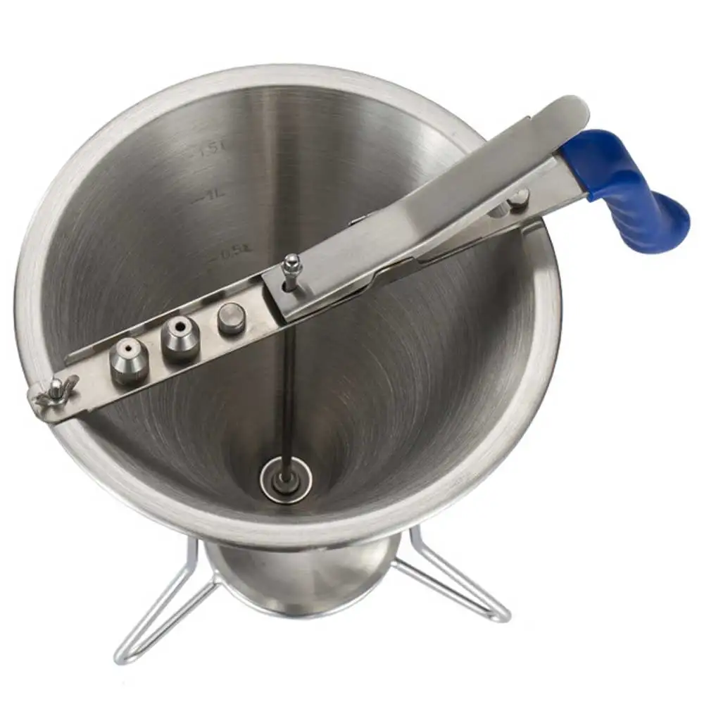 Quantitative Syrup Funnel Commercial Meatball Maker Funnel Stainless Steel Baking Tool