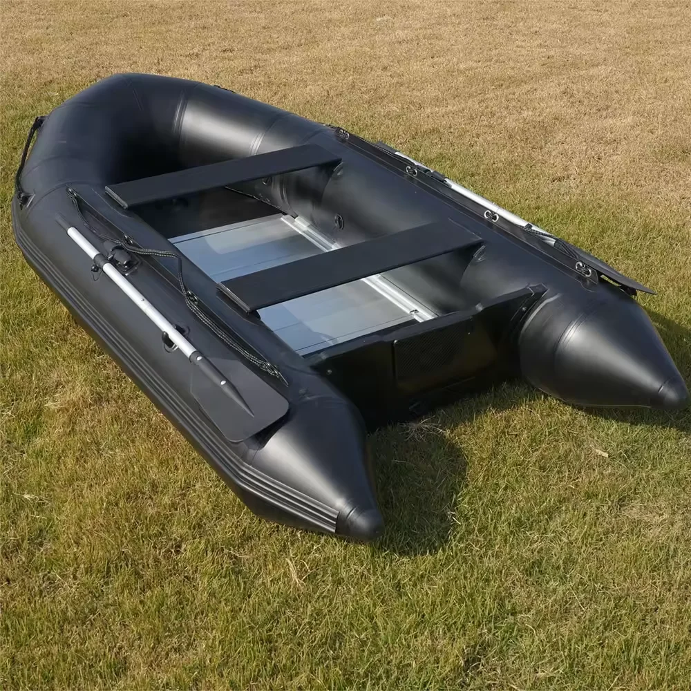 Bateau pneumatique avec plancher en aluminium, bateaux pneumatiques de pêche avec certification CE