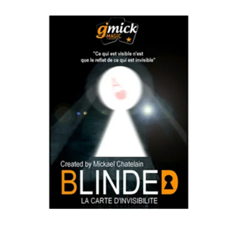 BLINDED (Gimmicks) By Mickael Chatelain Poker Deck Magic Props Illusions Close up Magic Tricks Fun Street Magia Magician Magie