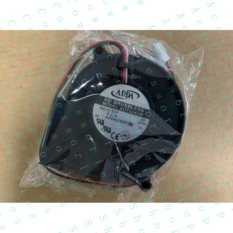 PP+ 1X  heat dissipation ventilation blower fan AD7524UB DC 24V 7530