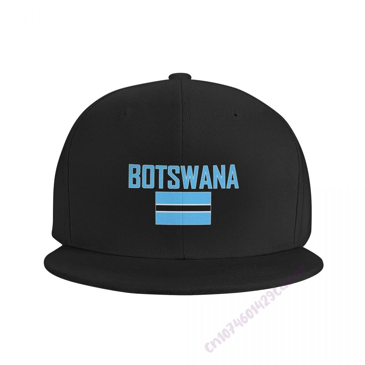 BOTSWANA Flat Brim Baseball Cap Breathable Adjustable Men Women Outdoor Hip Hop Hat For Gift