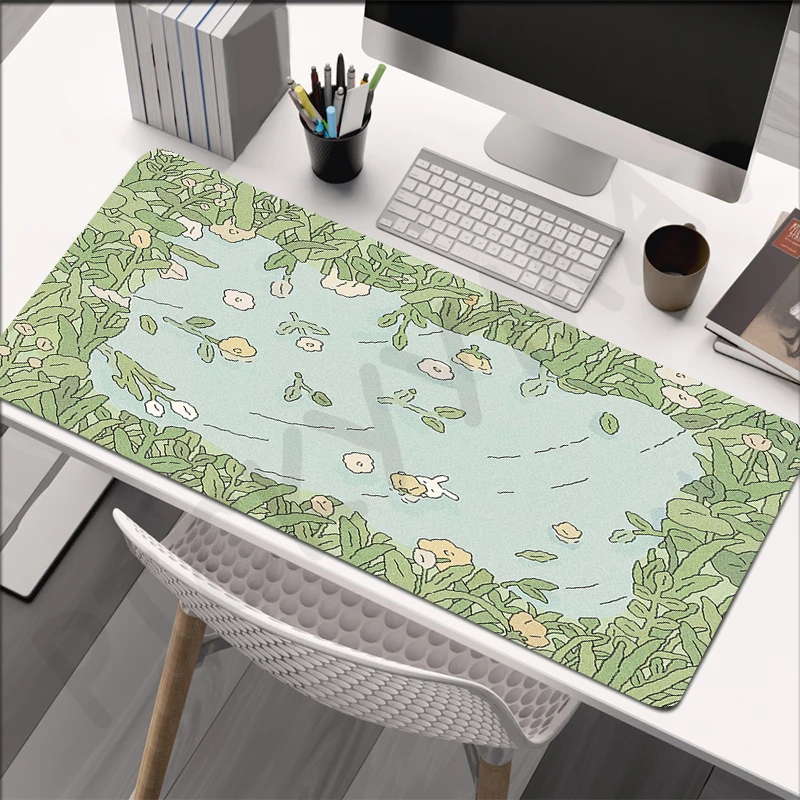 

Kawaii Mouse Pads Gaming Mousepad Waterproof Gamer Mouse Mat Rubber Keyboard Mats Desk Pad Mousepads XXL 90x40cm For Computer