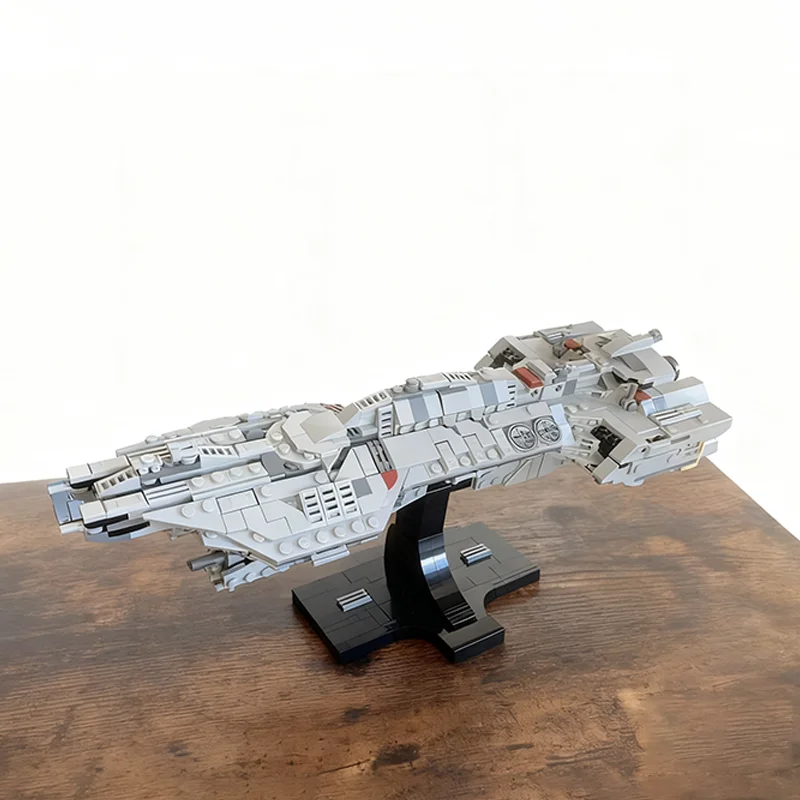 921 pçs moc navio de ficção científica reconstruir 4 pacote 2 ícones modelo blocos de construção arquitetura brinquedo idéia presente natal educação tijolo