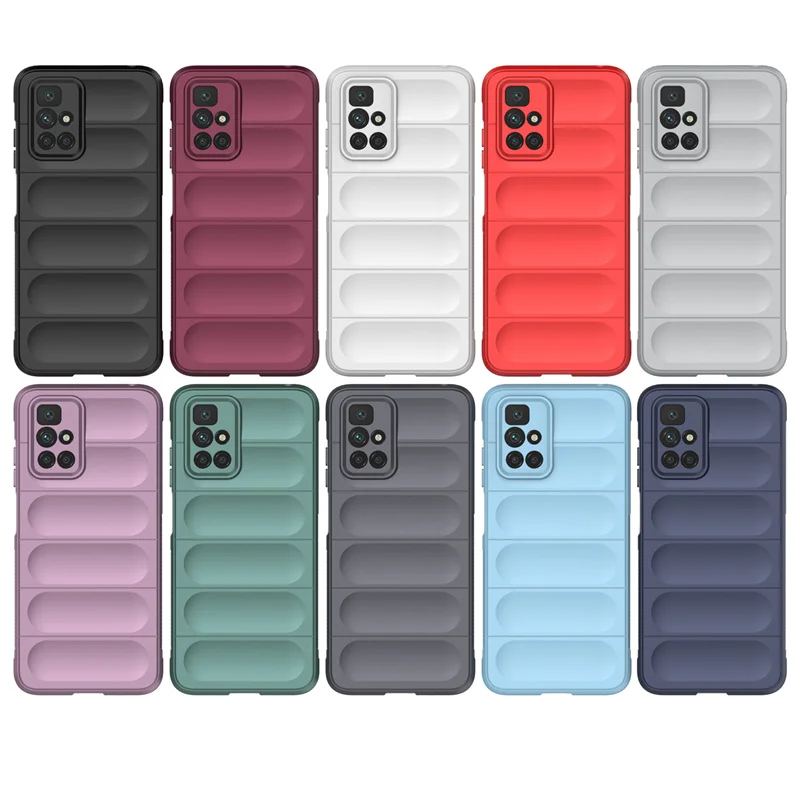 For Cover Redmi 10 Case For Redmi 10 Capas Shockproof Rubber Soft TPU Full Lens Protective For Fundas Xiaomi Redmi 10 2022 Cover