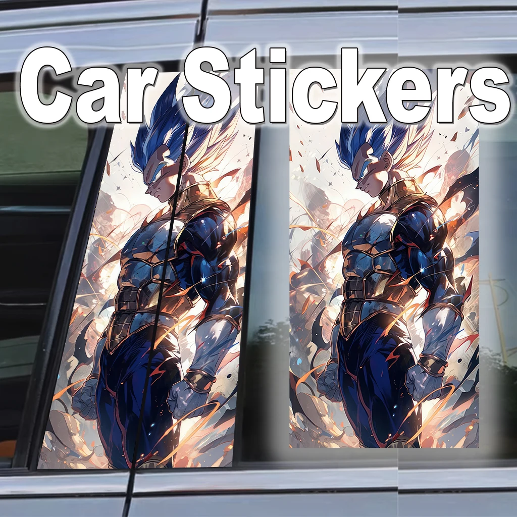 

Car B-pillar Sticker Dragon Ball Anti-scratch Anti-rub Waterproof Sticker Super Saiyan Anime Self-adhesive Decoration Auto Parts