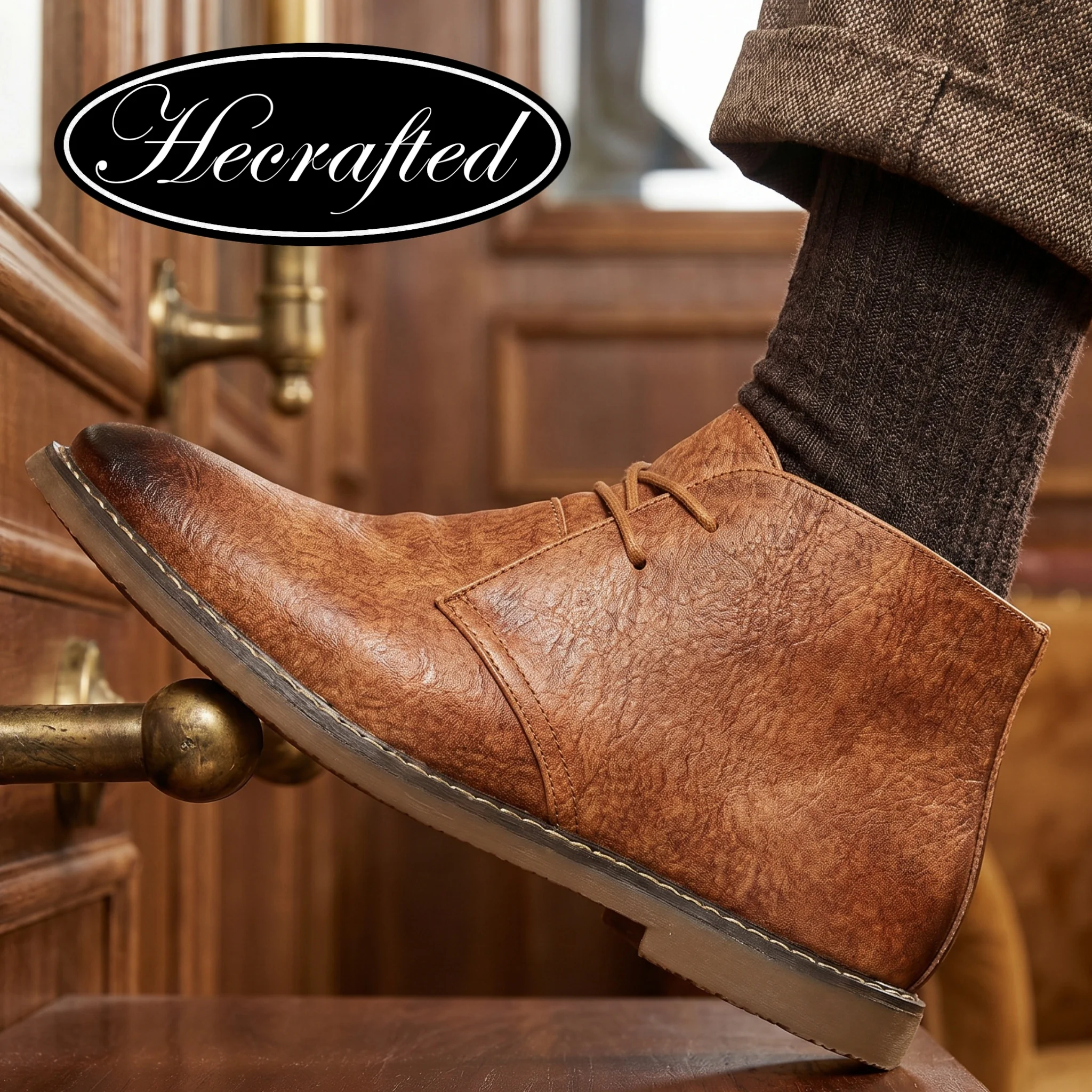 Thursday Boot Company Men\'s Suede Chukka Boots in Tan Thursday Boot Company President Everyday Boots Mocha Suede  main image 2