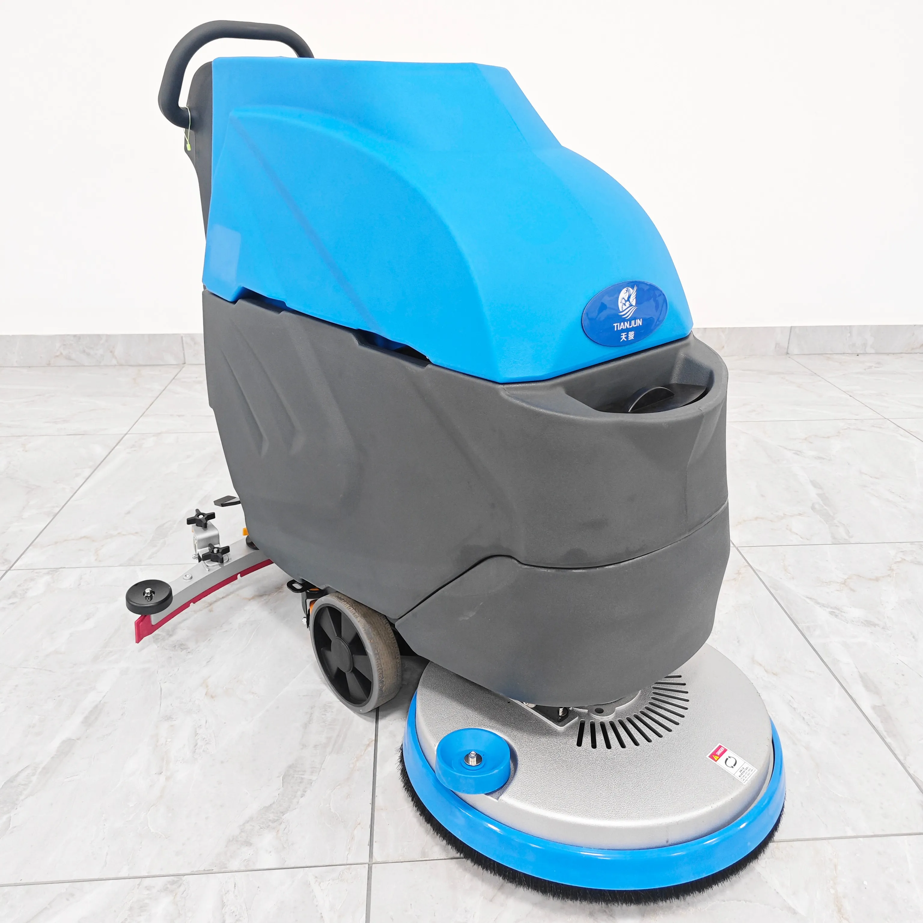 CleanHorse Fast Shipping Hand Push Marble Autonomous Floor Washer Scrubber Cleaning Machine