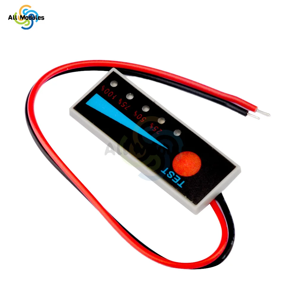 BMS 1S 2S 3S 4S 5S 6S 7S Lithium Battery Li-po Li-ion Capacity Indicator LED Display Capacity Test For Electric Tool Charge