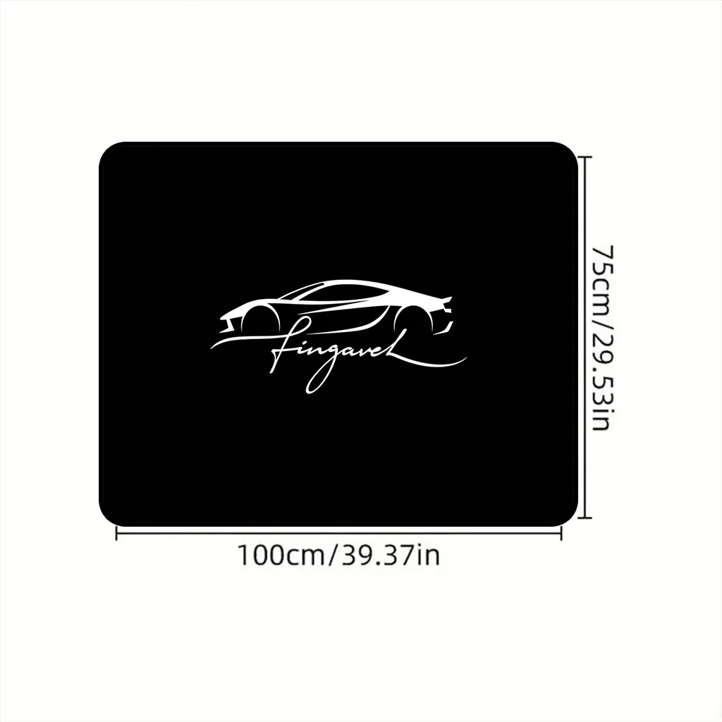 1pc Streamlined Sports Car Silhouette And 