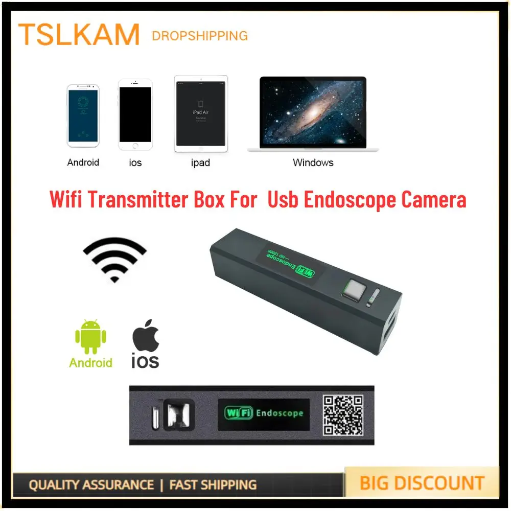 

Wifi Transmitter Box For USB Endoscope Camera Support IOS Android PC WiFi Endoscope