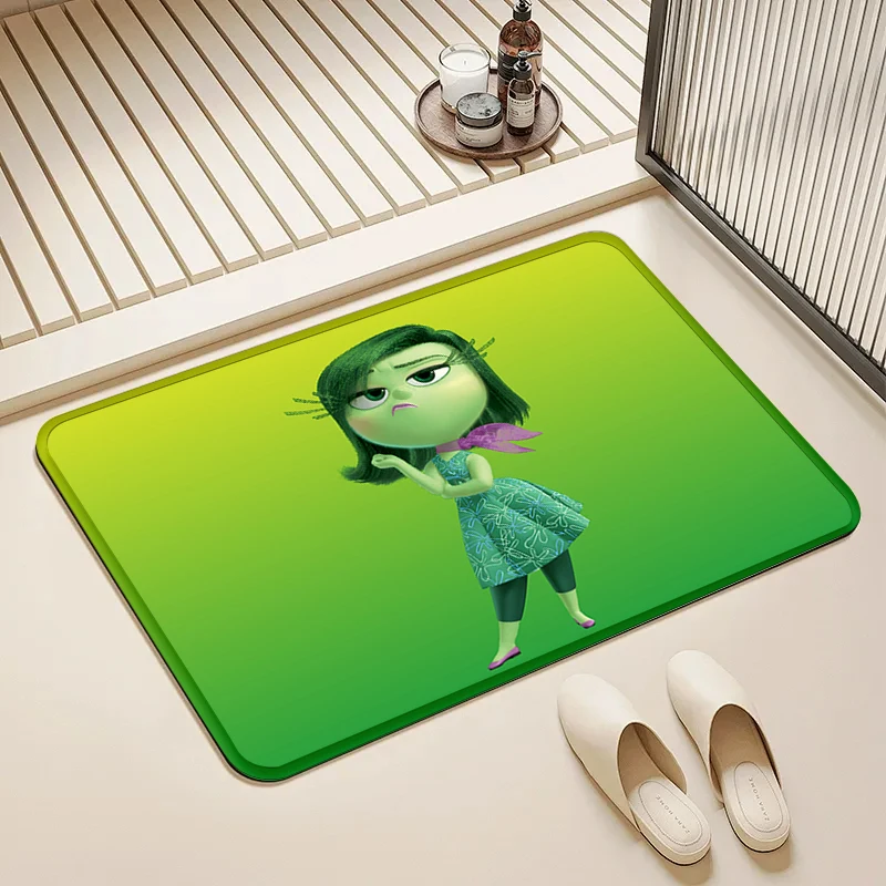 

Disney Inside Out Disgust Door Mat Non-Slip Washable Floor Rug for Home Bathroom Kitchen Decor