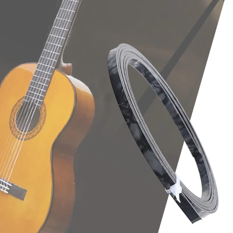 Guitar Binding Purfling Strips DIY Guitar Edging Strips Luthier Tool Trim Inlay for Acoustic Classical Guitars