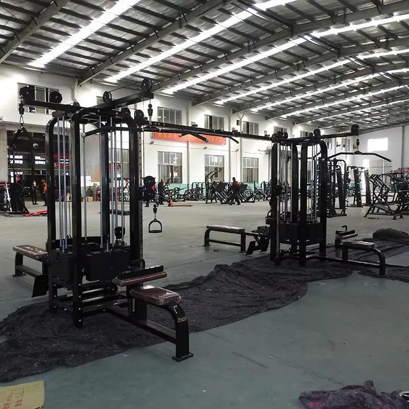 Gym Equipment Fitness Equipment 8 Station Multi Station Function Equipment - Versatile Fitness Solution for Home & Small Gyms