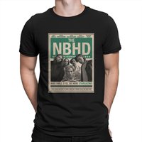 Men's T-Shirt Stargazing Vintage Pure Cotton Tees Short Sleeve The NBHD Neighbourhood T Shirts O Neck Tops Birthday Gift