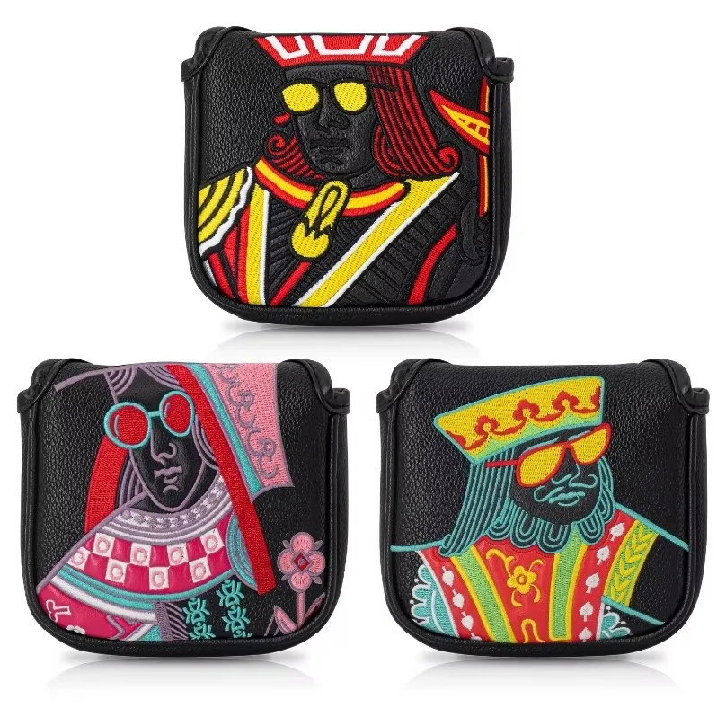 Vibrant Poker Style Golf Putting Head Cover, Golf Accessories, Dust-Proof and Durable Material, Providing the Best Protection