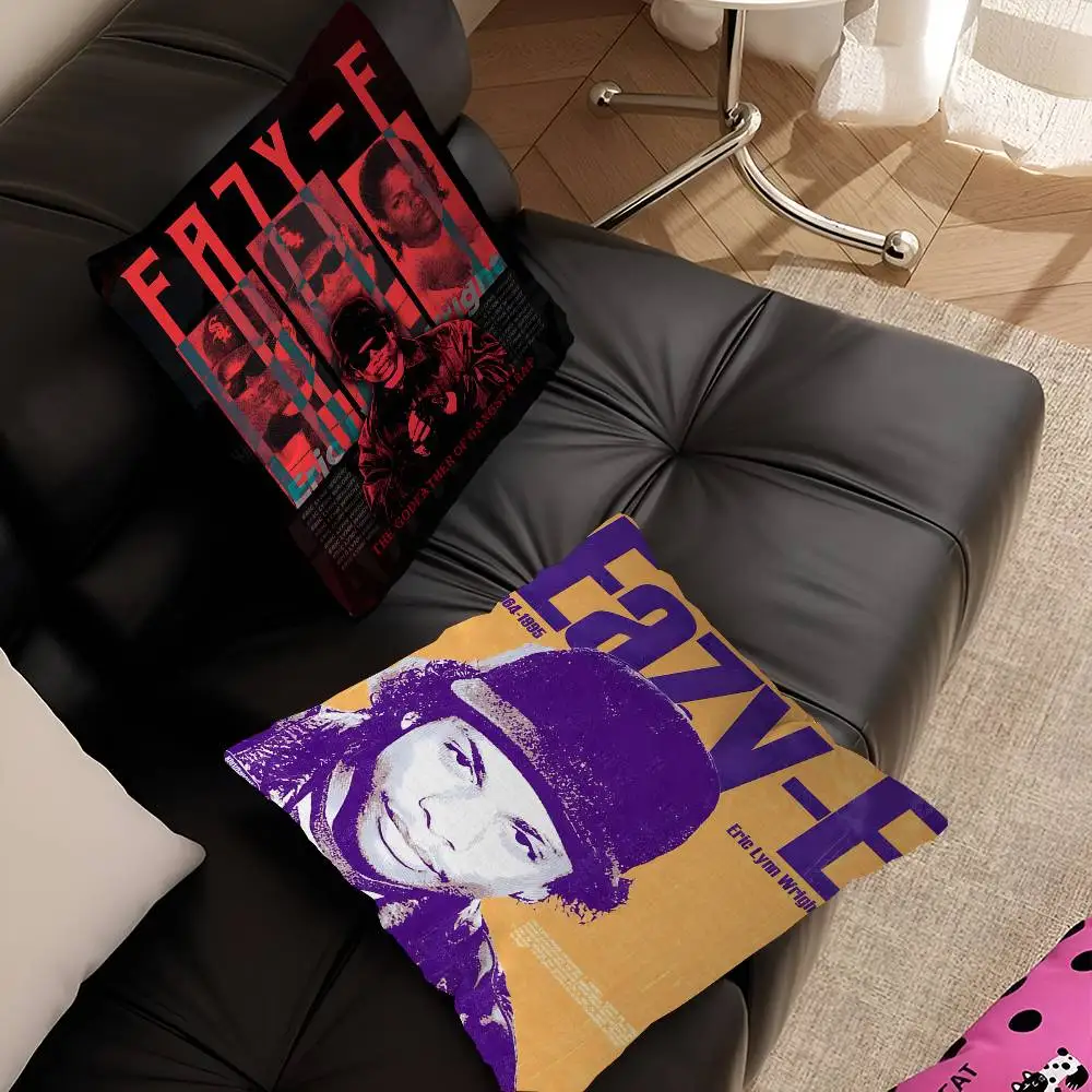 Hip Hop Music Stars Ice Cube Eazy-E Personalized picture text home decorative pillows Household Gifts 45x45cm