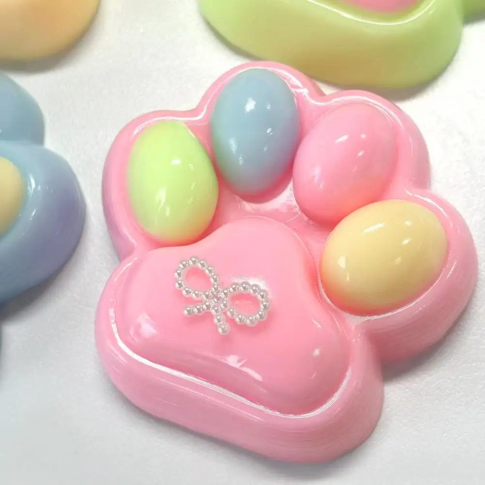 Pelota antiestrés suave Tpr, juguete para apretar con pata de gato para aliviar el estrés, garra, juguete antiestrés para niños y adultos, pelota antiestrés para pellizco de pata de gatito