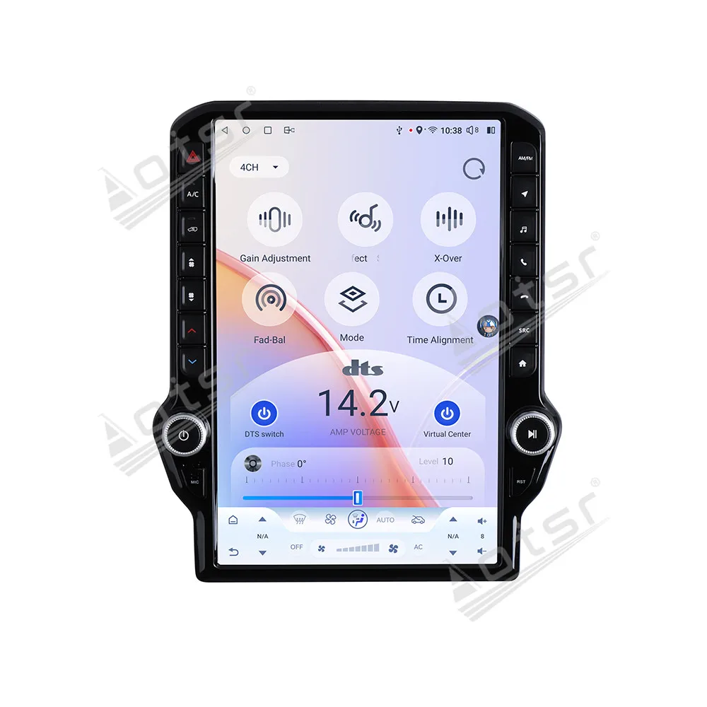 14.5 Inch Car Audio For Dodge Ram 1500/2500/3500 2013-2018 Multimedia Player Screen Wireless CarPlay Android Auto Stereo Radio