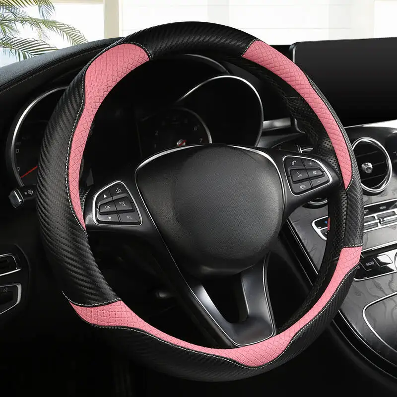 

Дышащий чехол на руль автомобиля для Toyota Land Cruiser для Mazda 6 2010-2024 модели и другие подходят 38 см 15 дюймов