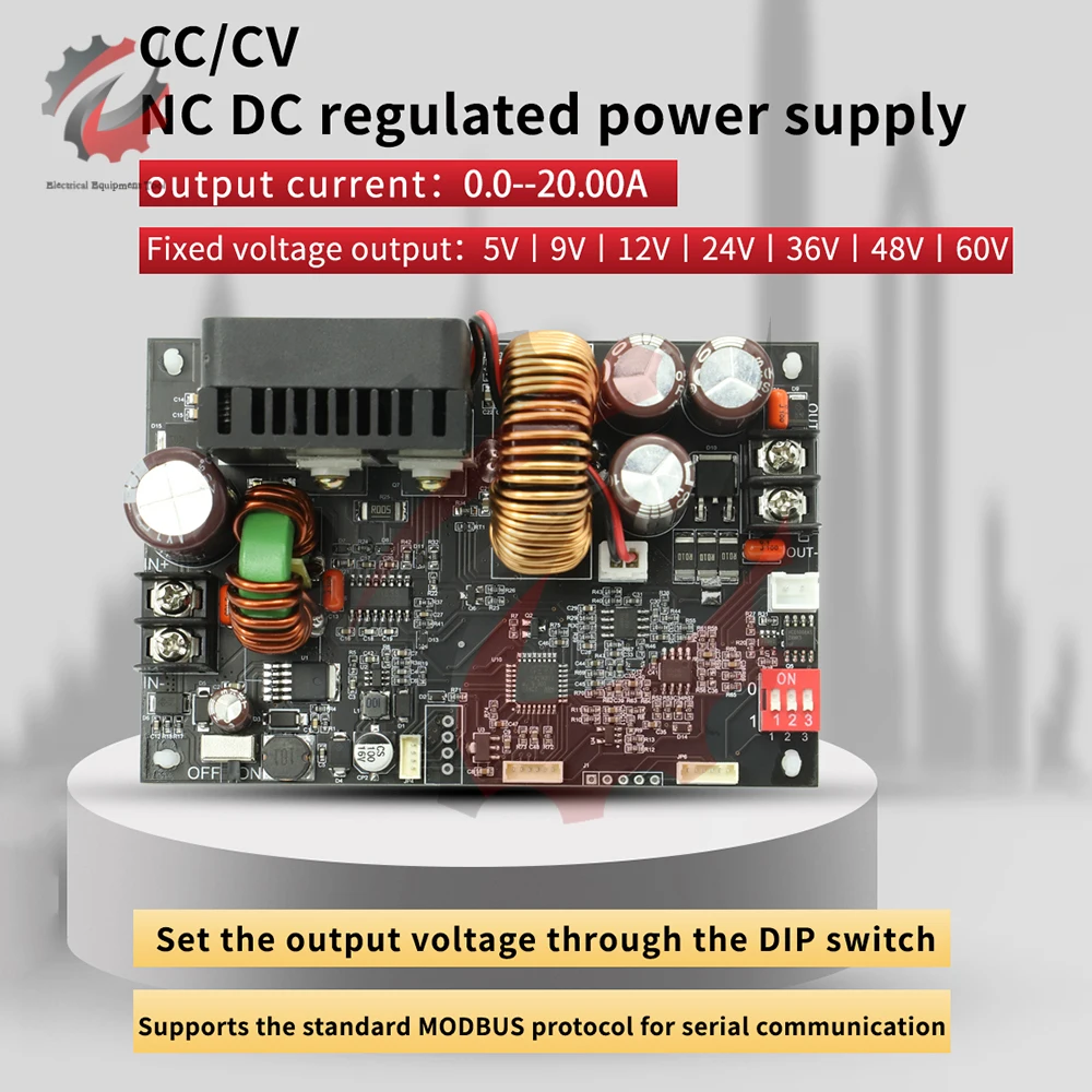 XY6020L CNC Adjustable DC Stabilized Voltage Constant Voltage And Constant Current 20A/1200W Step-down Module Board Power Supply