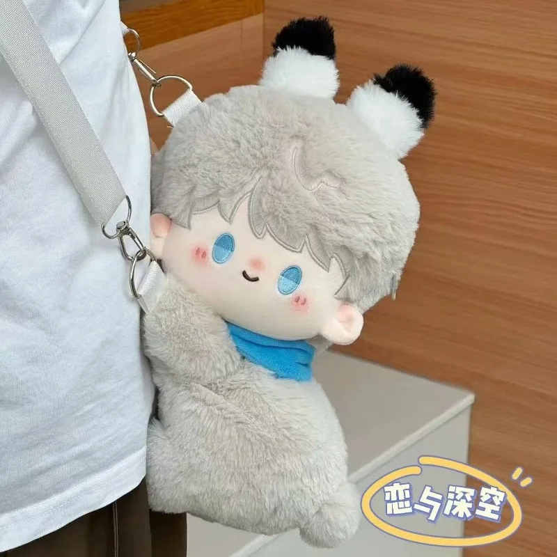 Anime Love and Deepspace Xavier Sylus Rafayel Zayne Cosplay Cartoon Fluffy Messenger Bag Maskottchen Ornament Mode Derivatives Geschenk