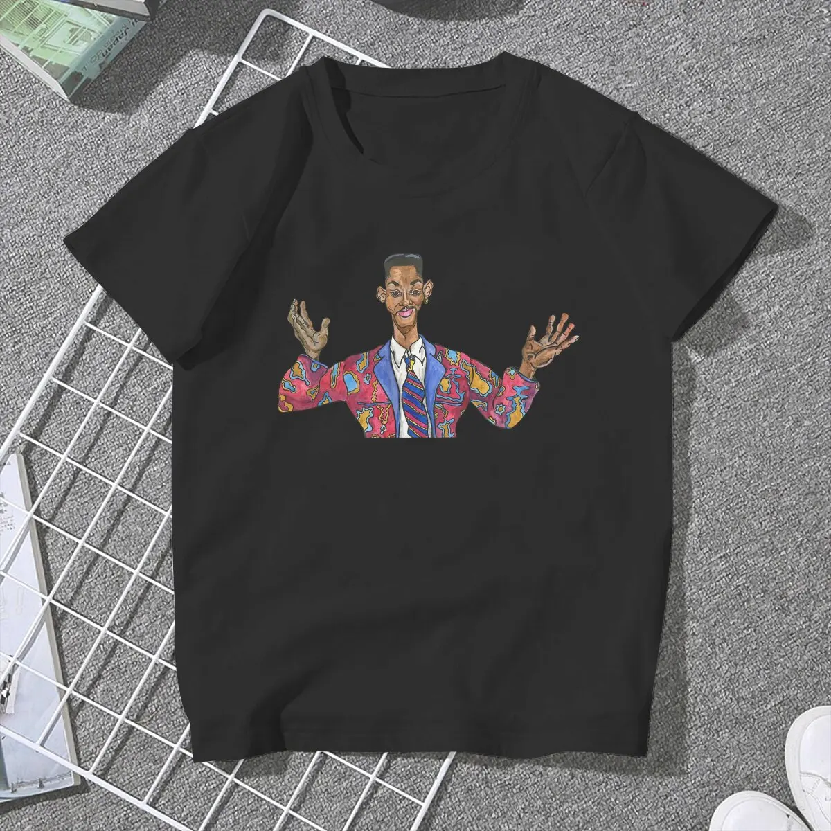 Loose Feminine Clothes The Fresh Prince of Bel-Air TV Series T-shirt Goth Vintage Female Blusas