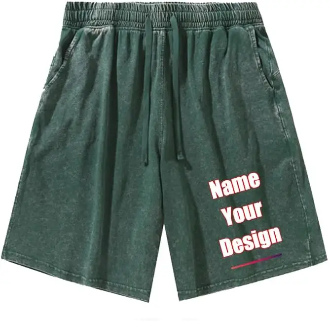 مخصص الرجعية السراويل الرجال النساء السراويل القصيرة شخصية تصميم صورتك النص شعار القطن مريح قصير للتنقل ارتداء اليومي