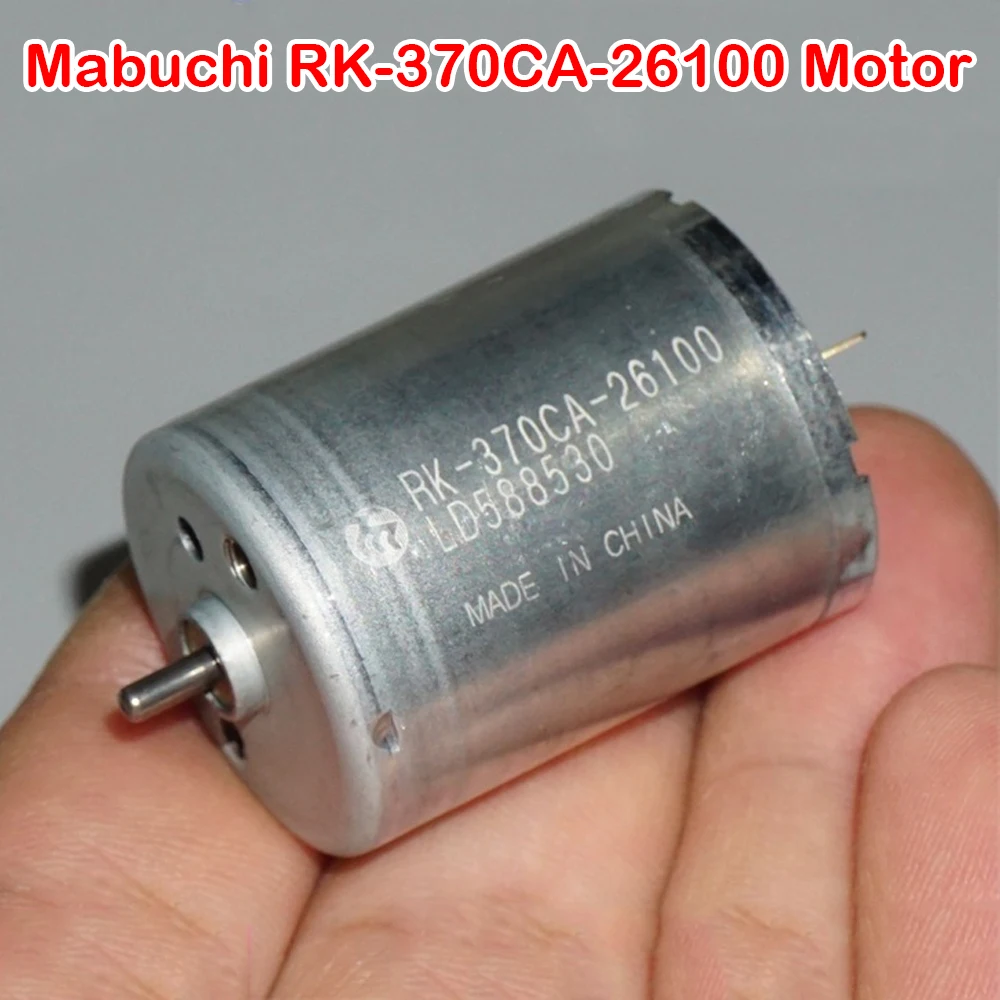 MABUCHI RK-370CA-26100 Motor High Torque Carbon Brush Electric Motor DC 3V 5V 6V 10600RPM High Speed Toy Boat Car Tool Model