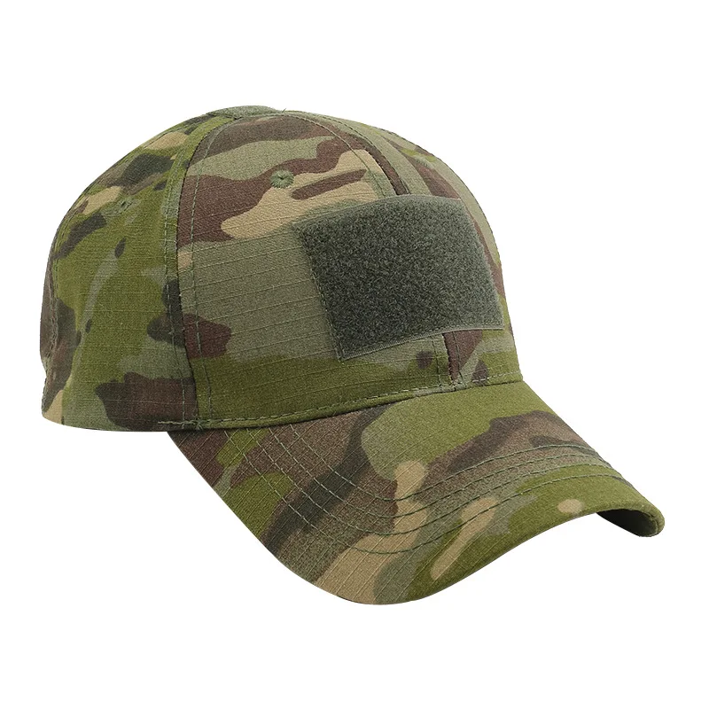 Adjustable Military Fan Outdoor Camouflage Baseball Cap Special Force Tactical Camouflage Cap Sports Sunshade Fishing Simple Cap