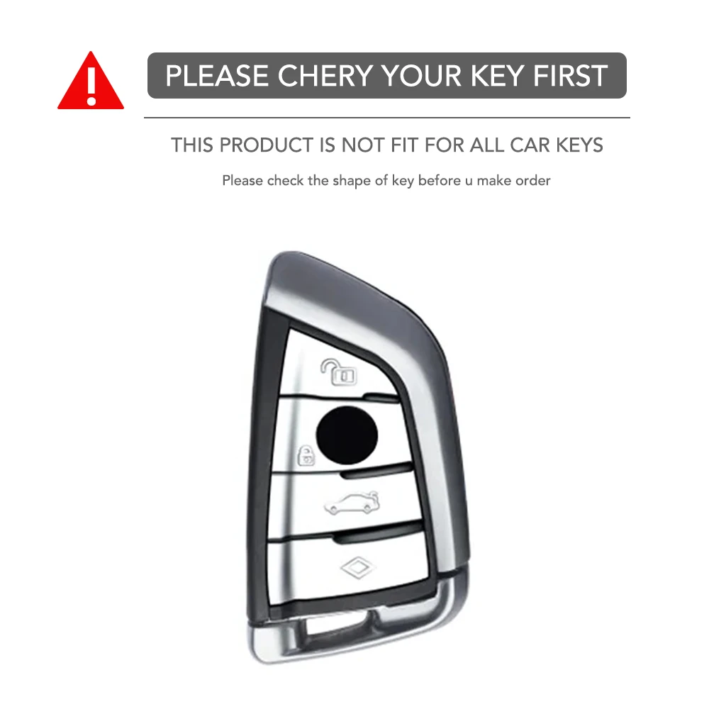 Para bmw x1 x3 x4 x5 x6 série 1 2 3 5 7 g20 g02 g05 g31 g23 f34 f15 f40 ix3 silicone remoto chave do carro capa chaveiro caso chave