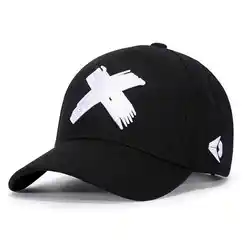 Baseball Cap Men Dad Hat Women Casual Embroidery X Caps Bend Visor Adjustable Cotton Male Bone Black Hat Bone Garros