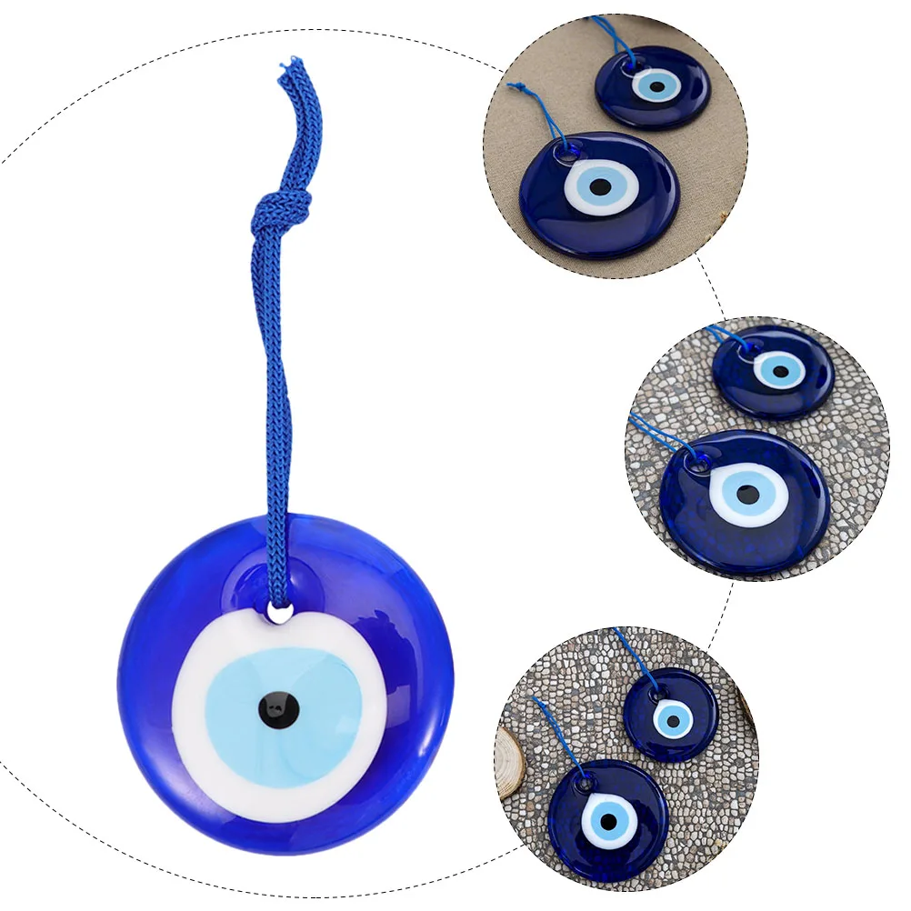 

2 PCS Wedding Decor 's Eye Pendant Blue Hanging Charm Bead Decoration Ornament