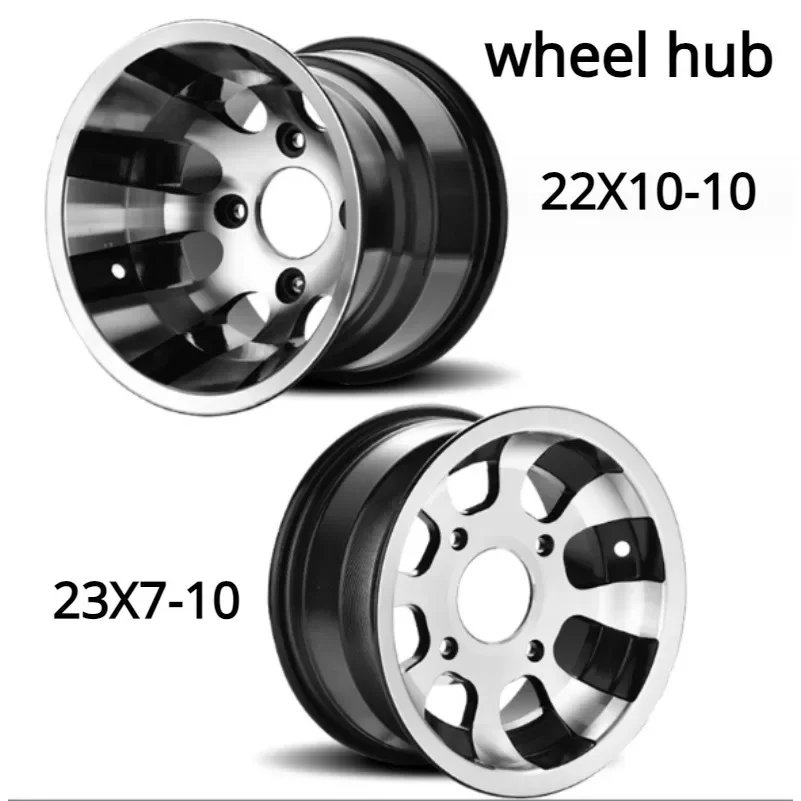 10 inch aluminum alloy wheels front 22X10-10  rear 23x7-10    suitable for Kart ATV  off-road vehicles