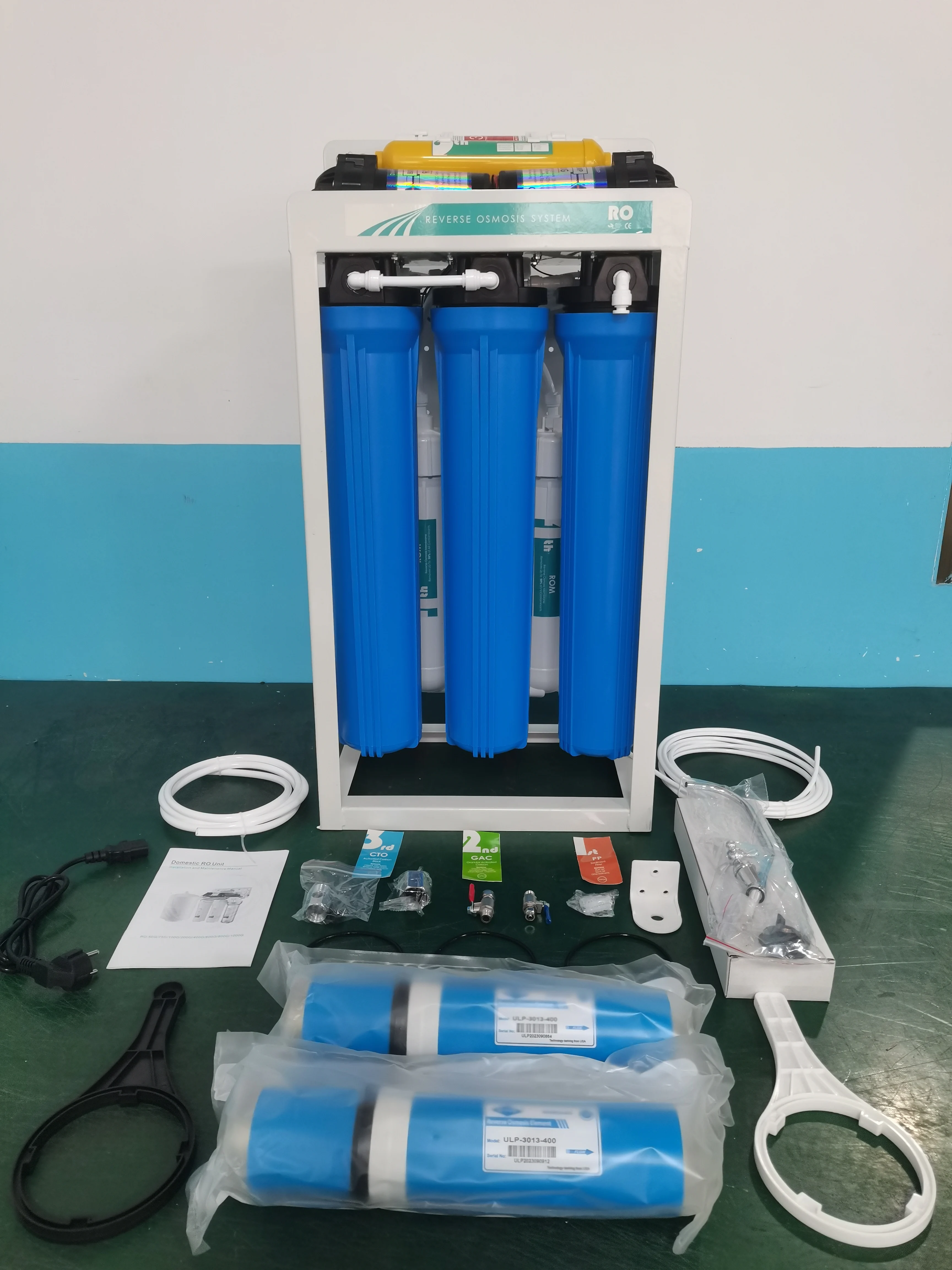 Top Quality Household Complete 5 / 6stages Commerical Kitchen Purifier Home RO Purification Machine 400 Gallon 600GPD