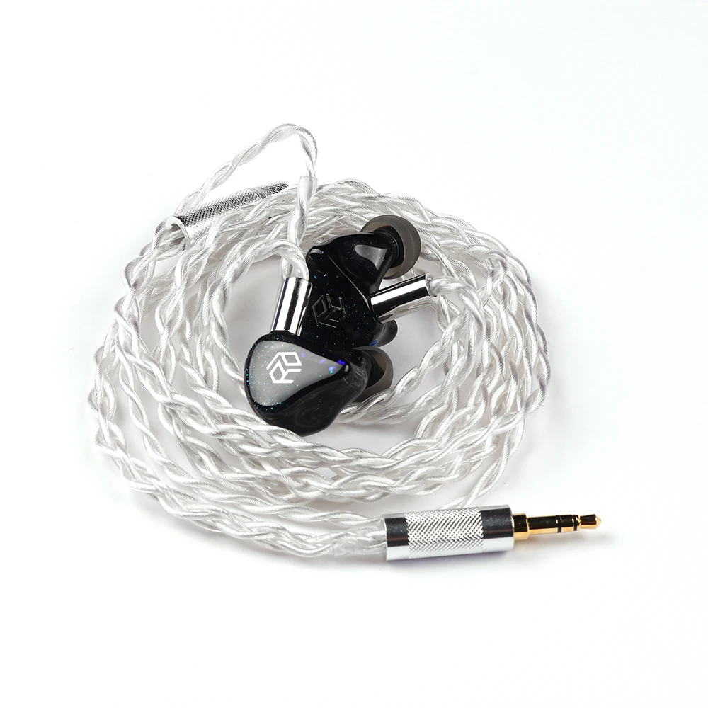 Yanyin x HBB Mahina 2EST + 4BA + 1DD Tribrid Fone de ouvido Hifi Monitor intra-auricular Estúdio DJ Música Fones de ouvido audiófilos